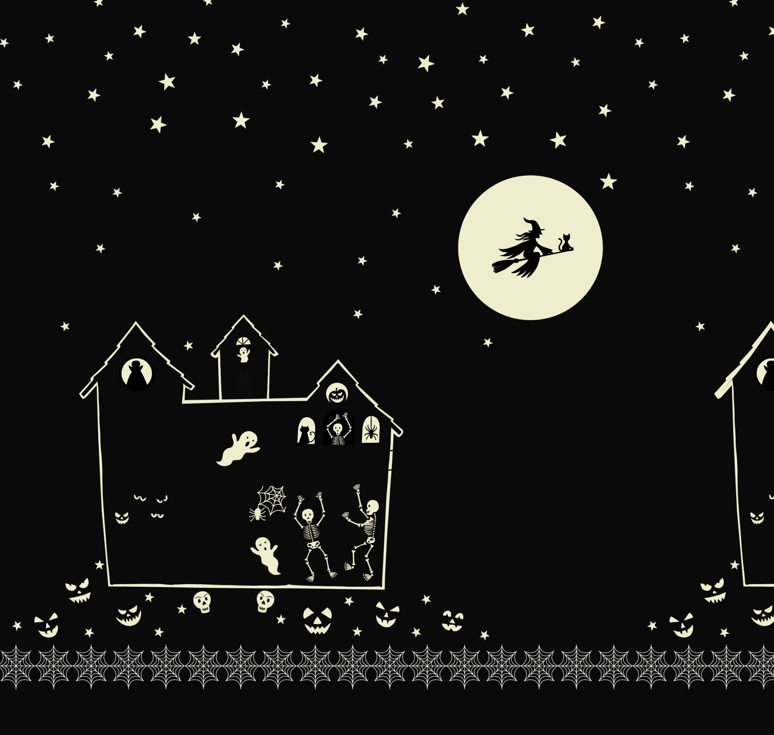 ‘Haunted House’ - Glow In The Dark Double Border - Image 2