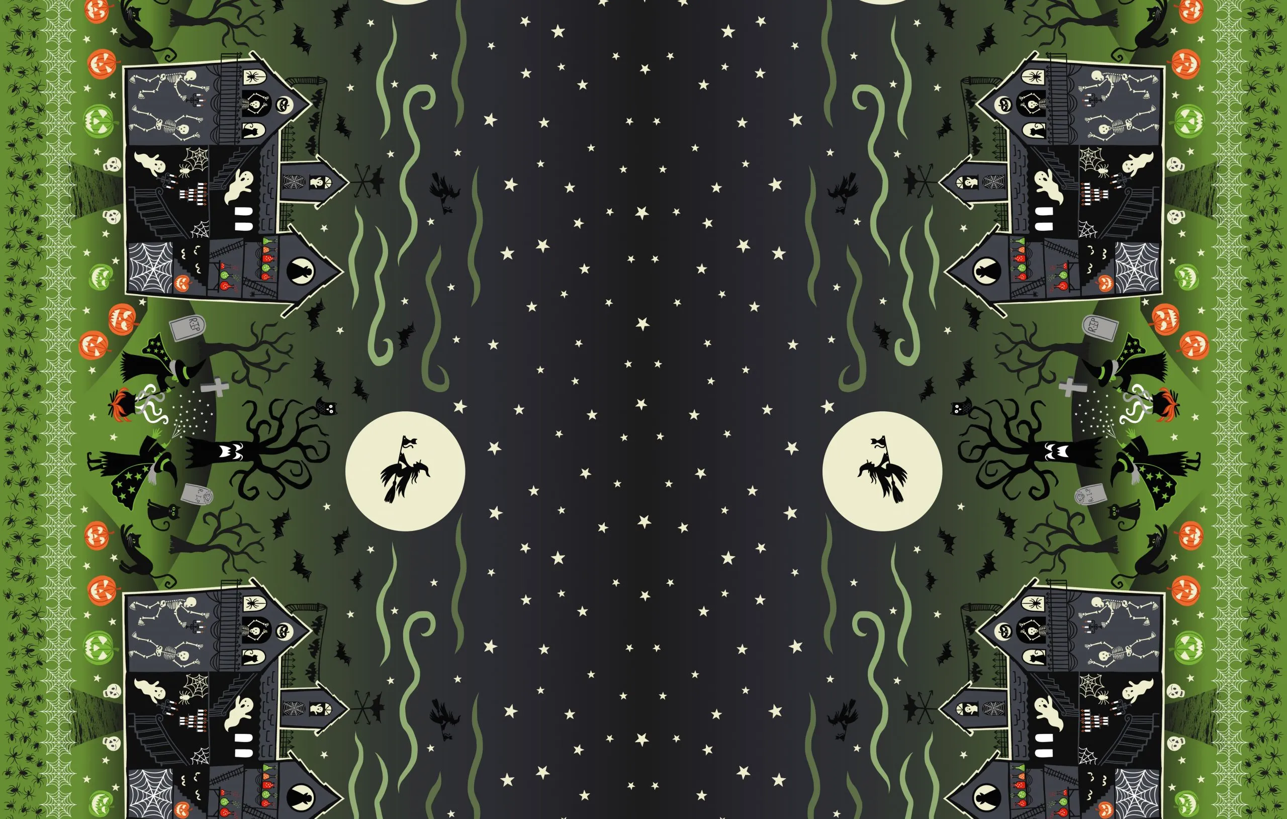 ‘Haunted House’ - Glow In The Dark Double Border - Image 3