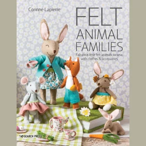 ‘Felt Animal Families’ book by Corinne Lapierre