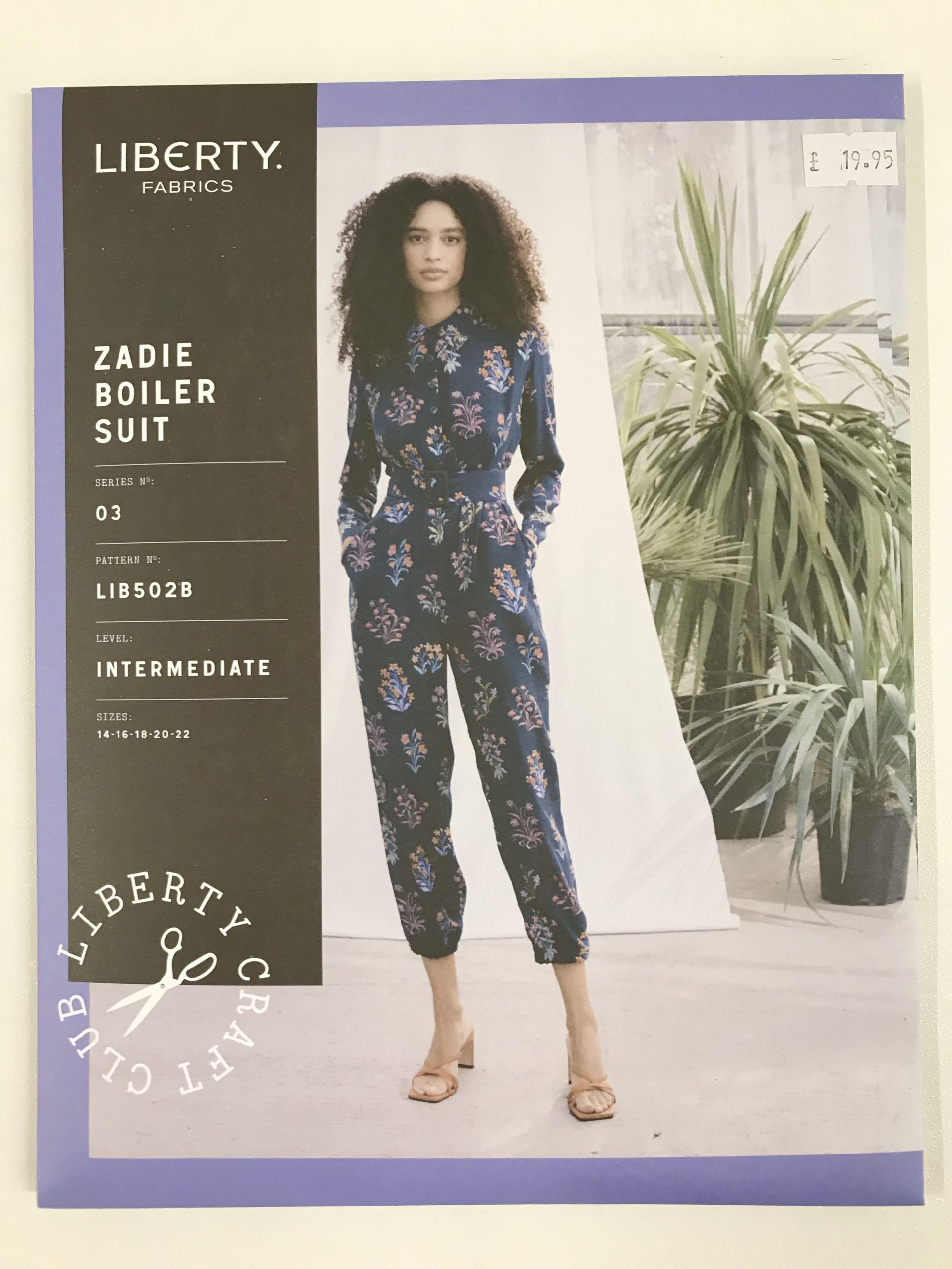 LIBERTY Zadie Boilersuit Pattern size 6 - 14 and 14 - 22 - Image 3