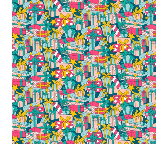 Liberty ‘Deck The Halls’ - Present Surprise Teal
