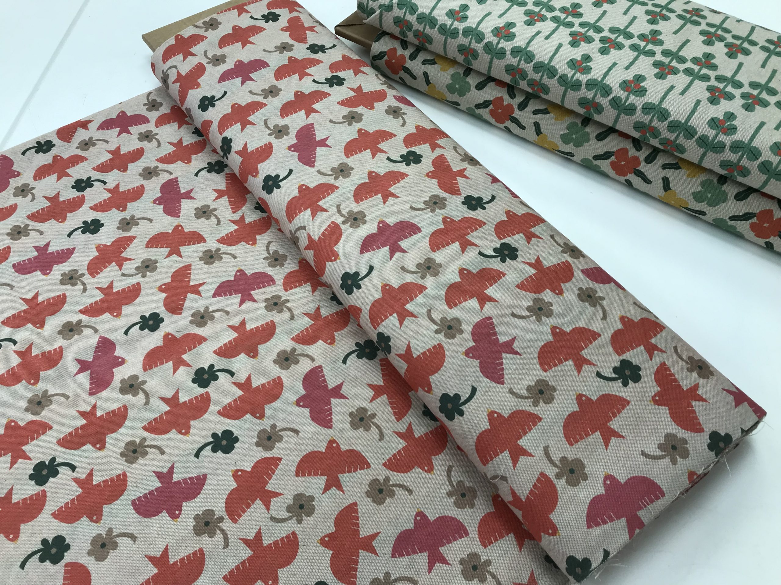 60” Cotton Canvas - Birds