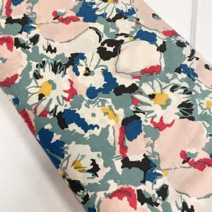Abstract Floral Cotton Lawn