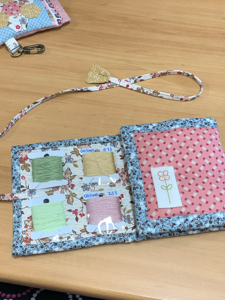‘Stitching Ditty’ Drawstring Bag, Thread Keep and Pin Keep Pattern - The Birdhouse Designs - Image 2