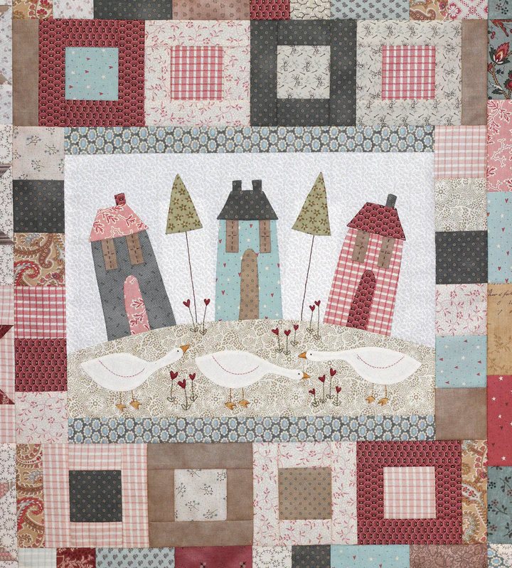 ‘Bluebird Lane’ Block Of The Month Quilt Pattern - The Birdhouse Designs - Image 2