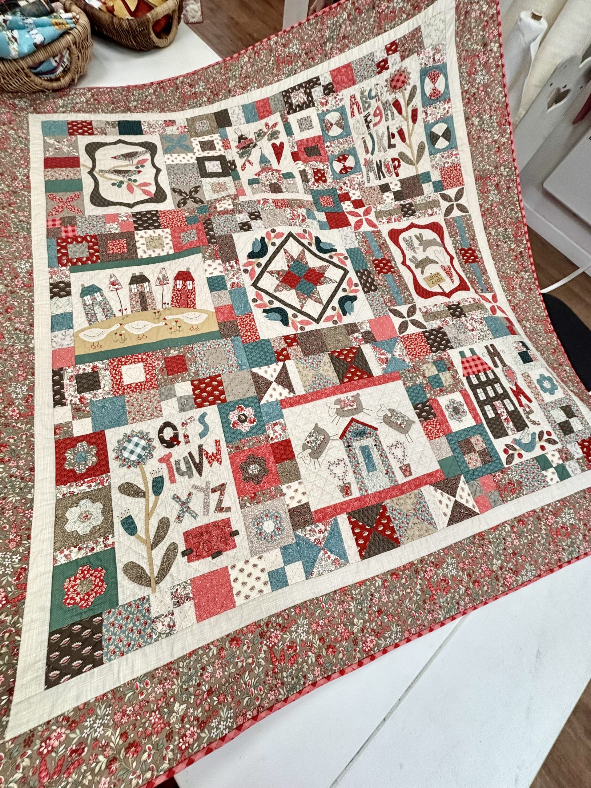 ‘Bluebird Lane’ Block Of The Month Quilt Pattern - The Birdhouse Designs - Image 5