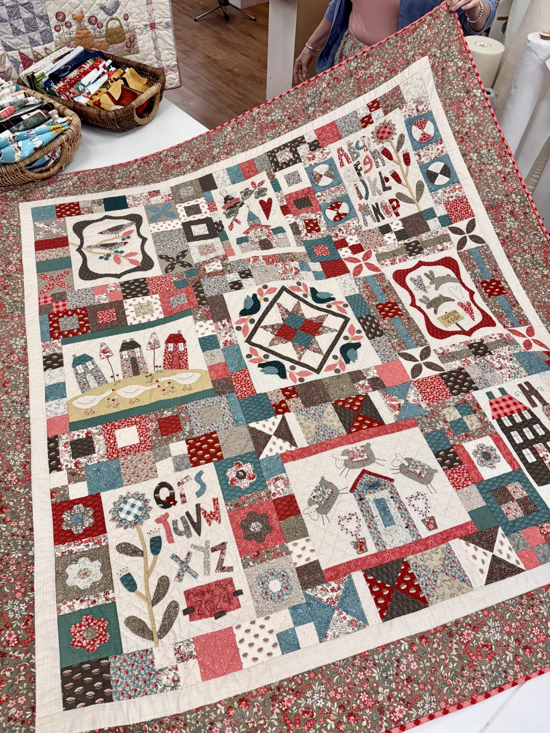 ‘Bluebird Lane’ Block Of The Month Quilt Pattern - The Birdhouse Designs - Image 6