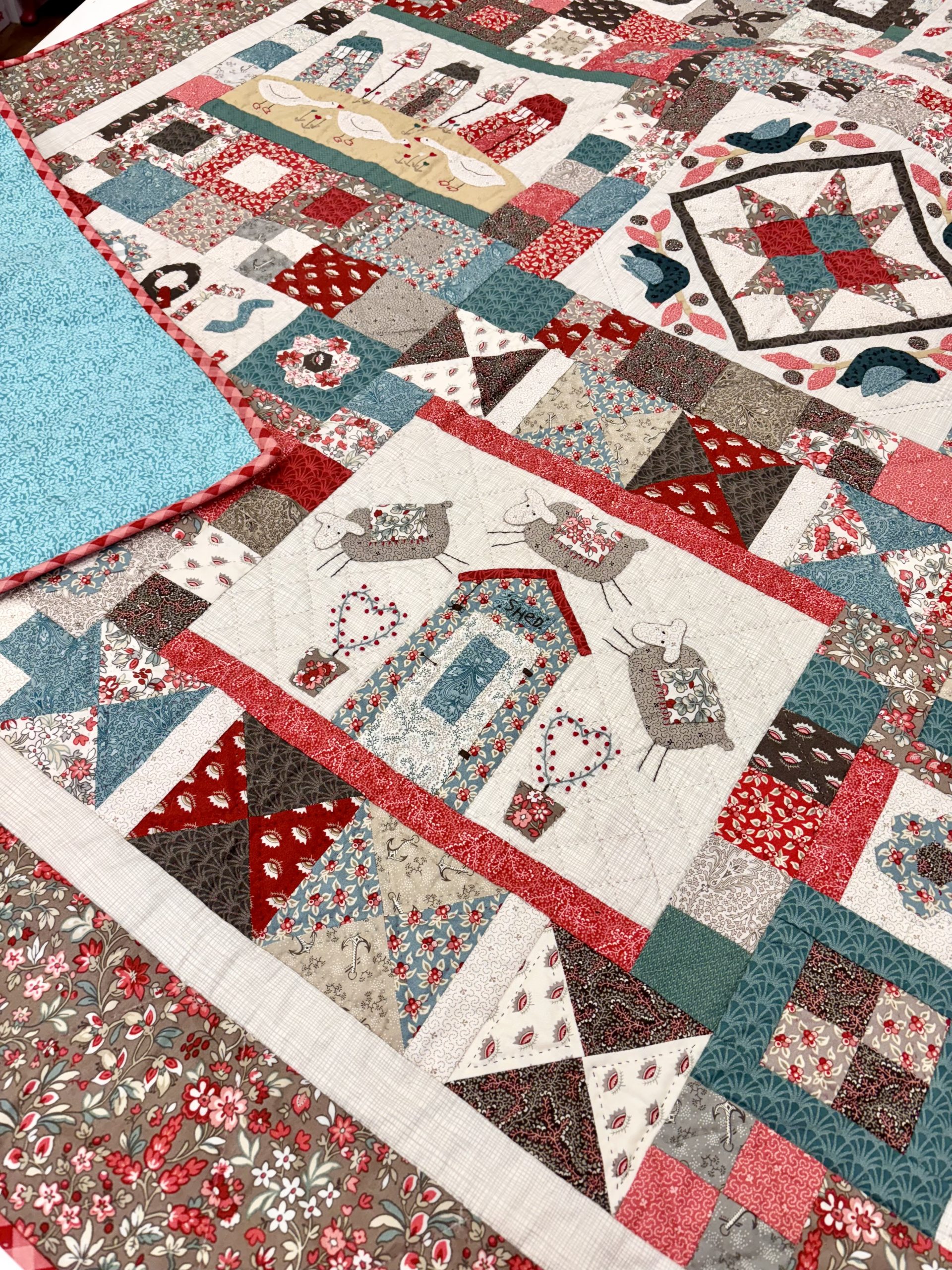 ‘Bluebird Lane’ Block Of The Month Quilt Pattern - The Birdhouse Designs - Image 10