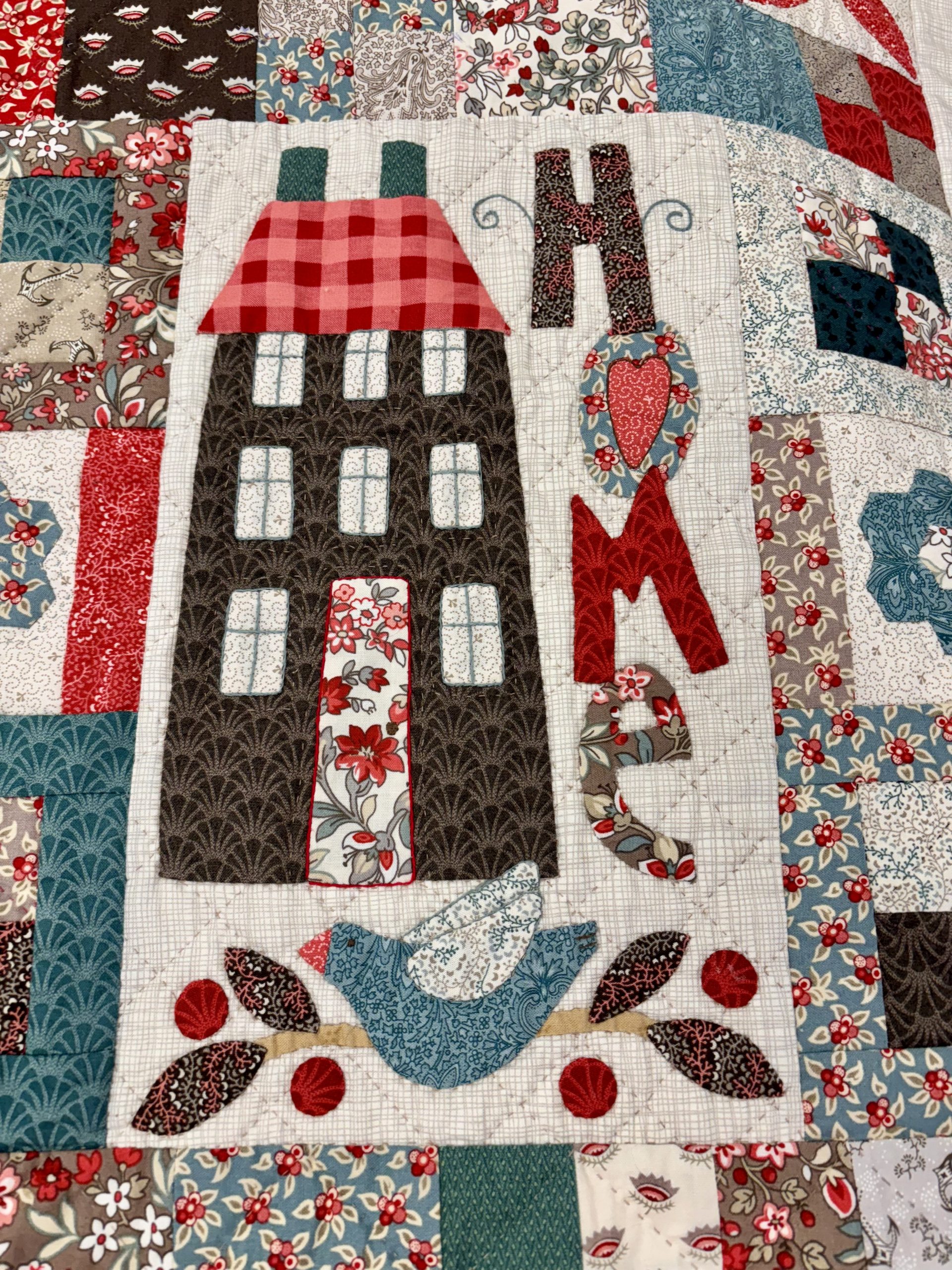 ‘Bluebird Lane’ Block Of The Month Quilt Pattern - The Birdhouse Designs - Image 4