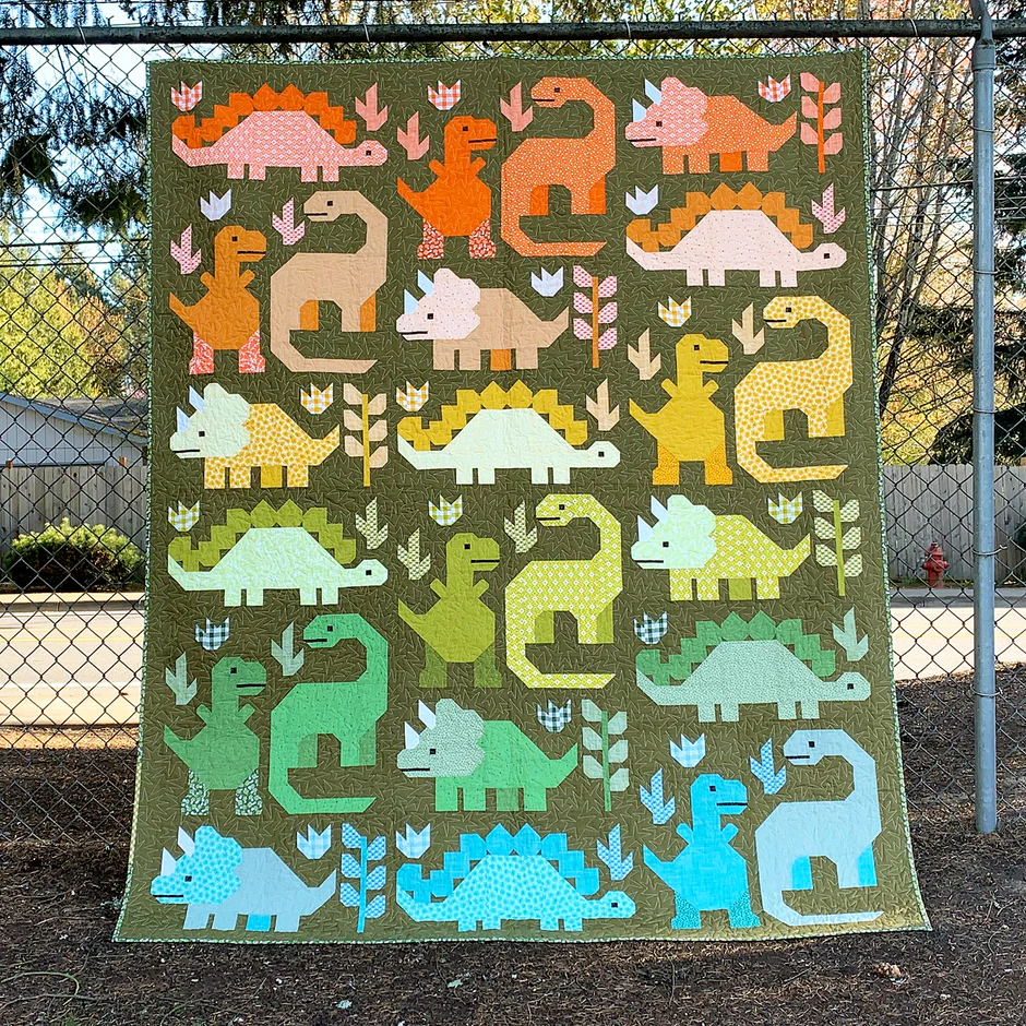 ‘Dinosaurs’ - Quilt Pattern by Elizabeth Hartman