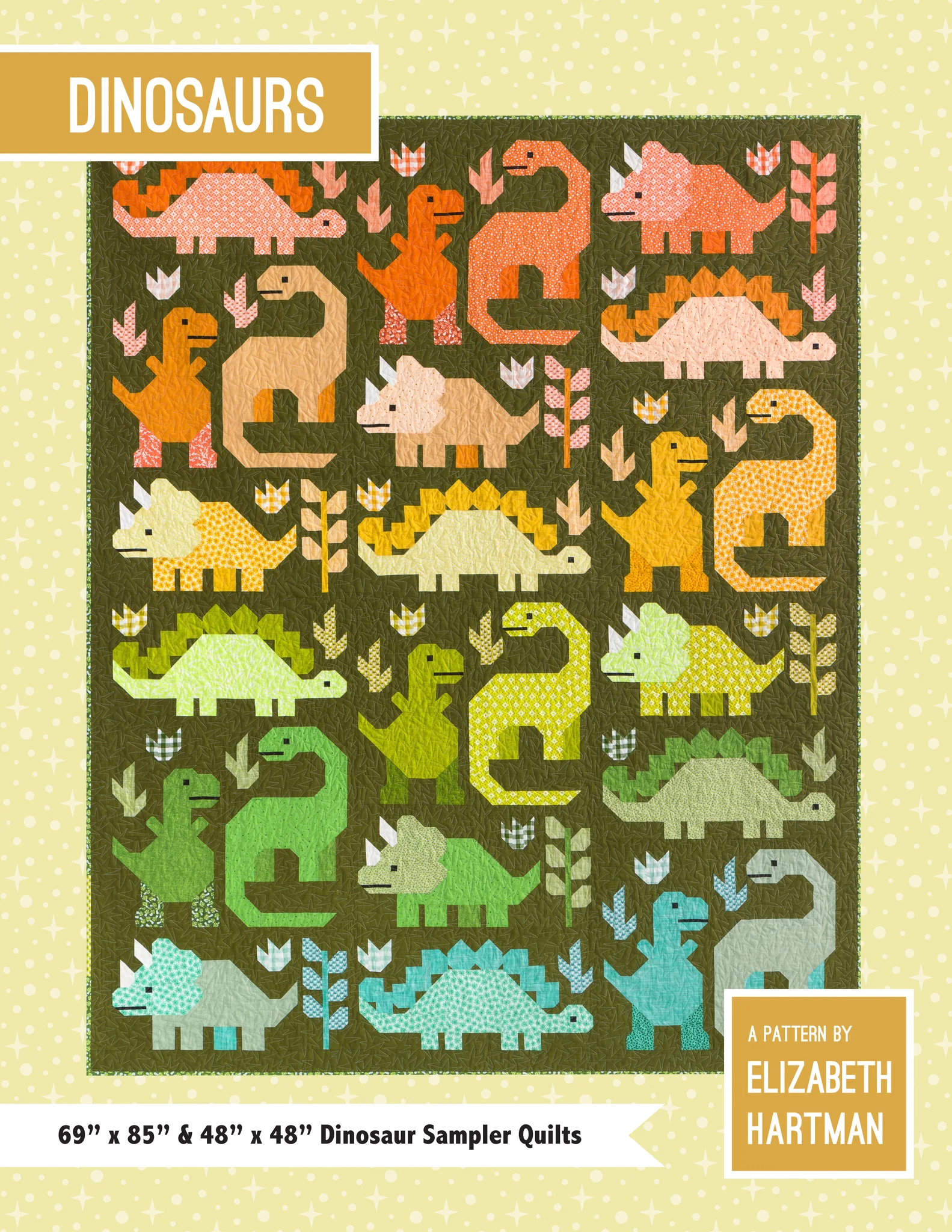 ‘Dinosaurs’ - Quilt Pattern by Elizabeth Hartman - Image 3