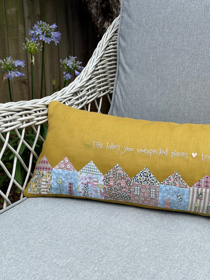 ‘Love Brings You Home’ Cushion Pattern by The Birdhouse Patchwork Designs