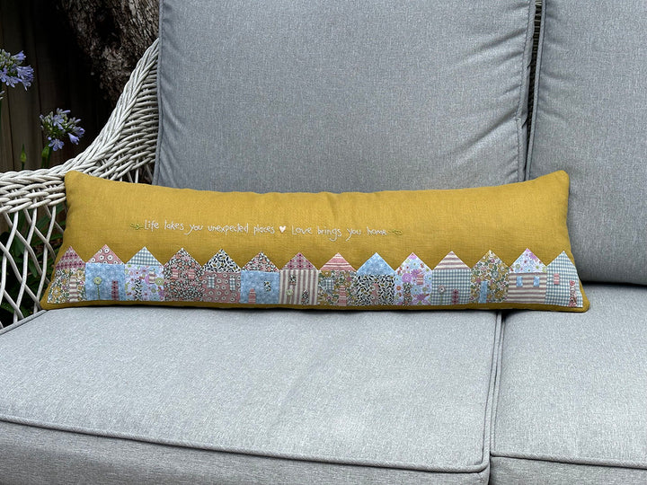 ‘Love Brings You Home’ Cushion Pattern by The Birdhouse Patchwork Designs - Image 3
