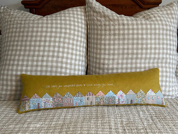 ‘Love Brings You Home’ Cushion Pattern by The Birdhouse Patchwork Designs - Image 4