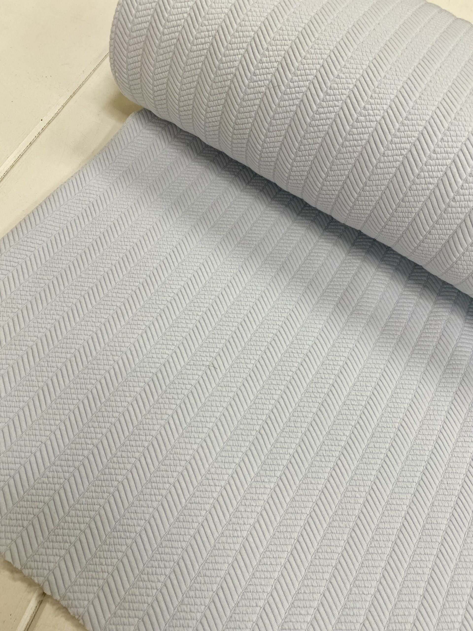 ‘Herringbone Knit’ - Powder Blue