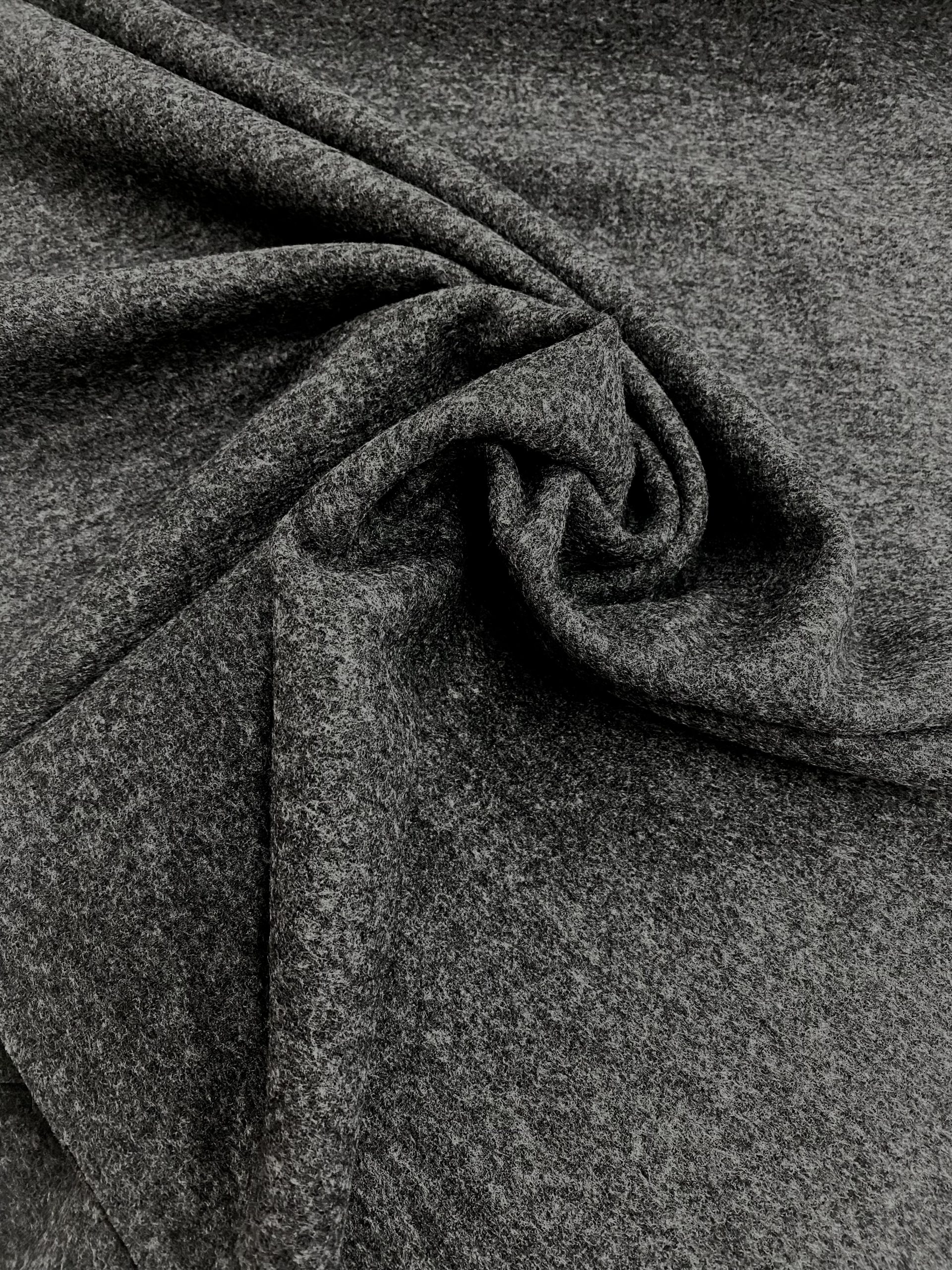 Acrylic Viscose Lycra mix - Dark Grey - Image 2