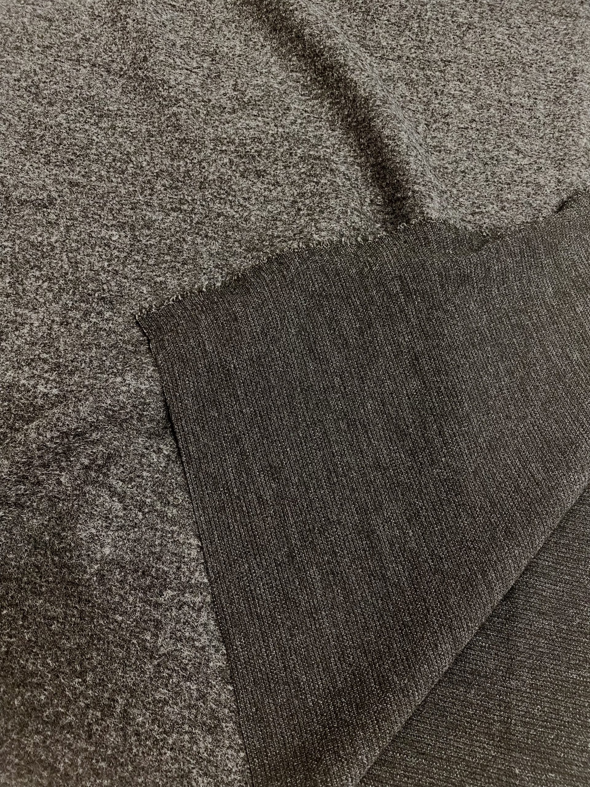 Acrylic Viscose Lycra mix - Dark Grey - Image 3