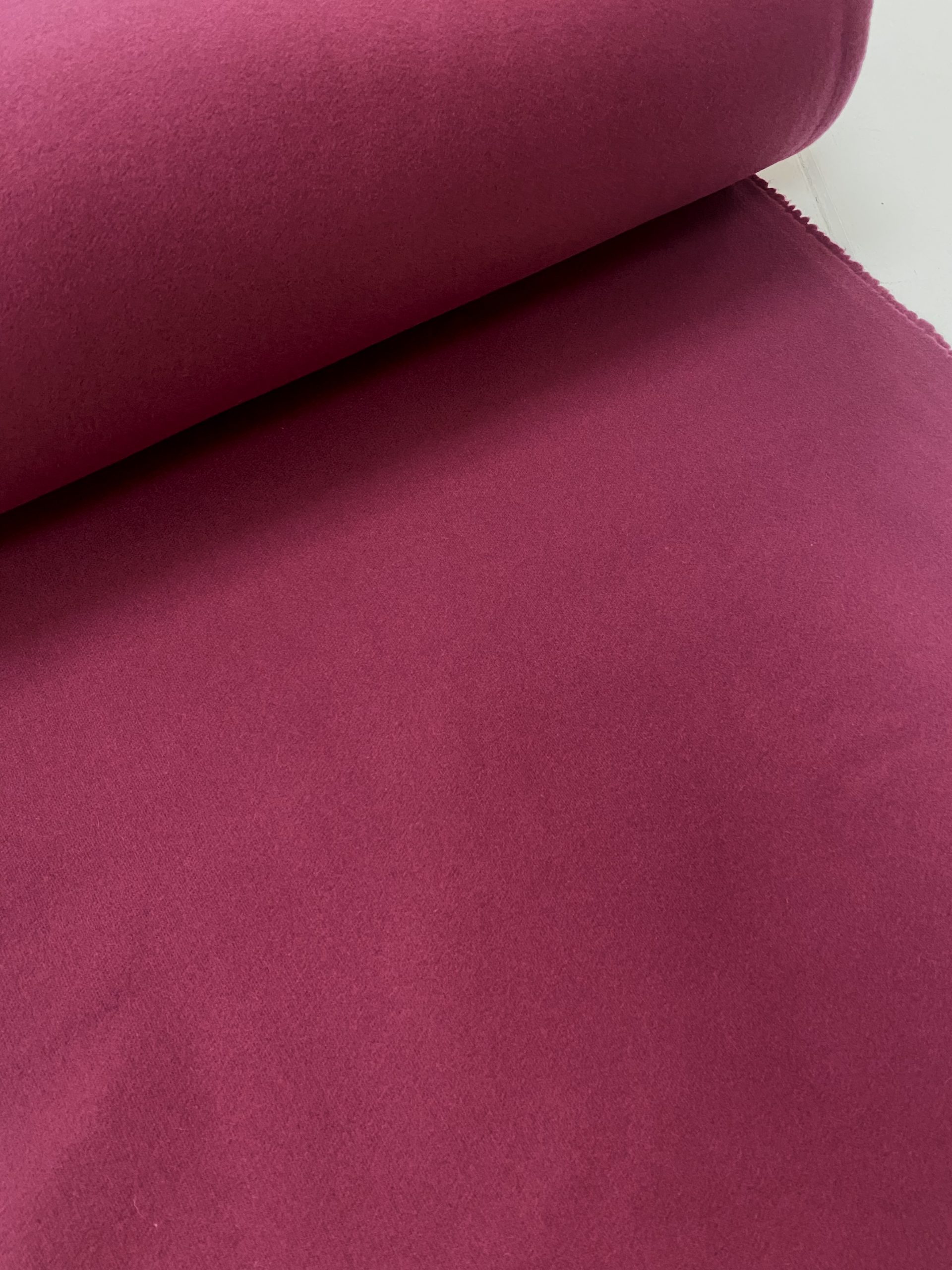 ‘Coat Fabric’ Wool Polyester 80/20 - Cerise