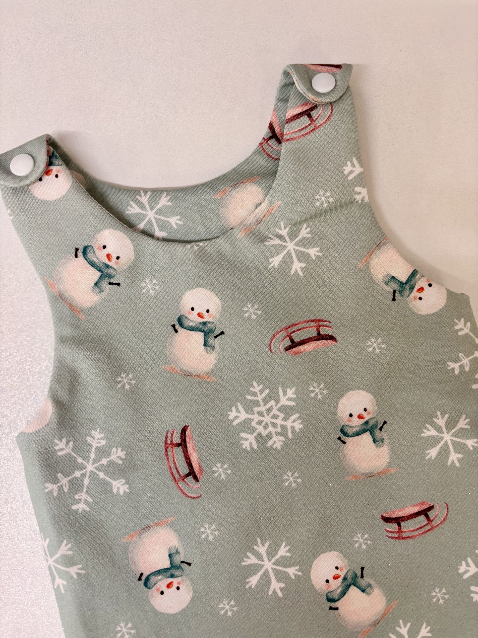 ‘Snowmen’ Cotton Jersey - Image 4