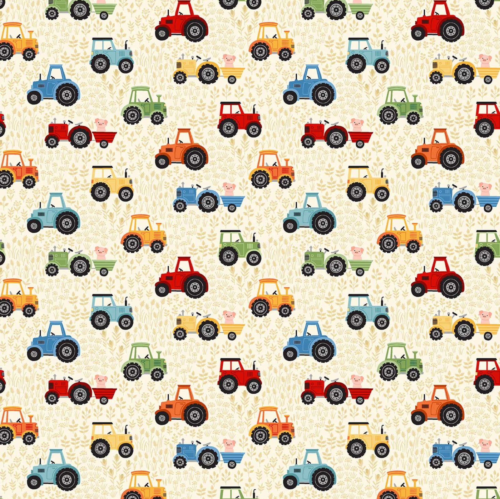 ‘Fun on The Farm’ - Tractors Cream