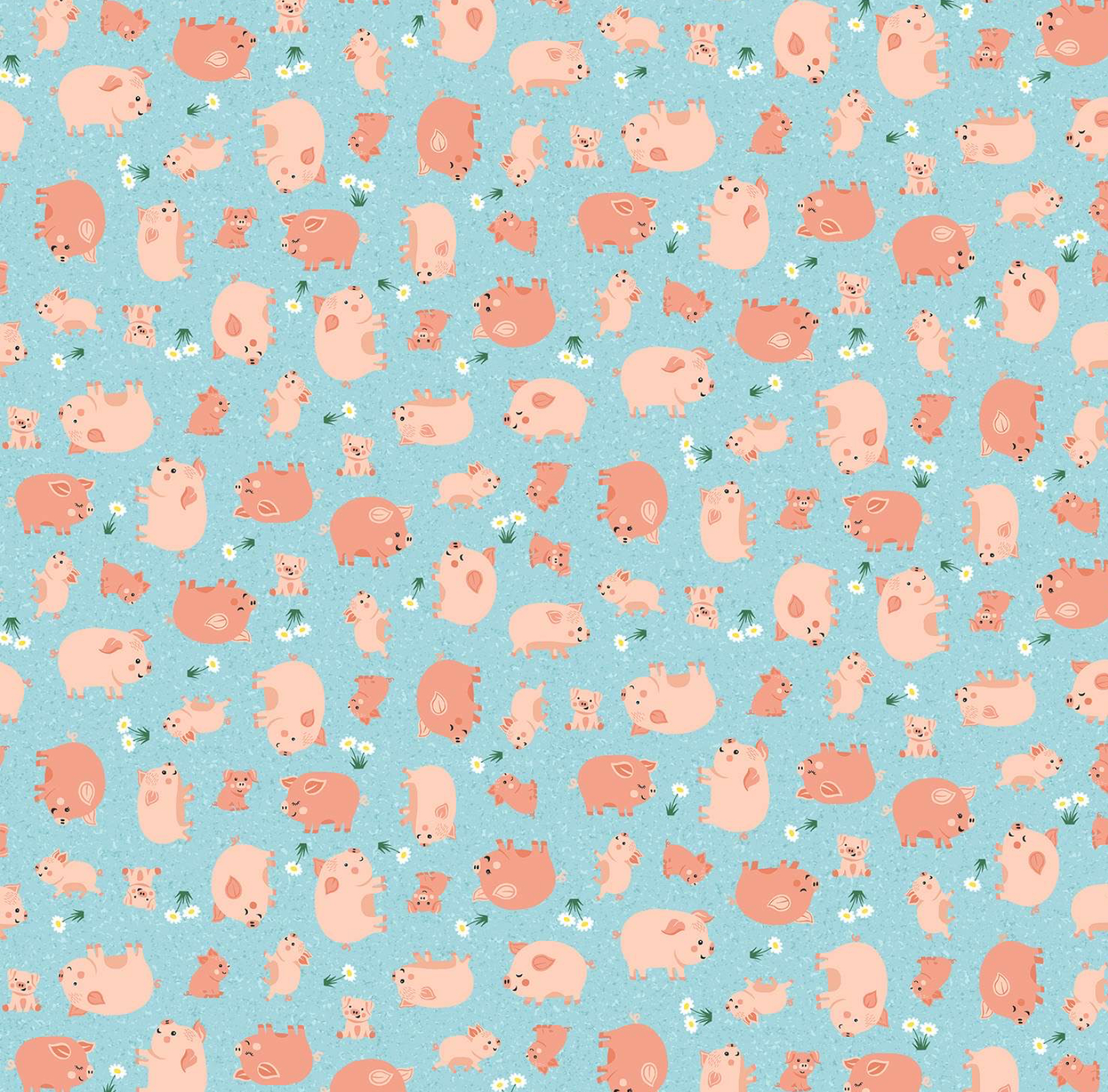‘Fun On The Farm’ - Happy Pigs Blue