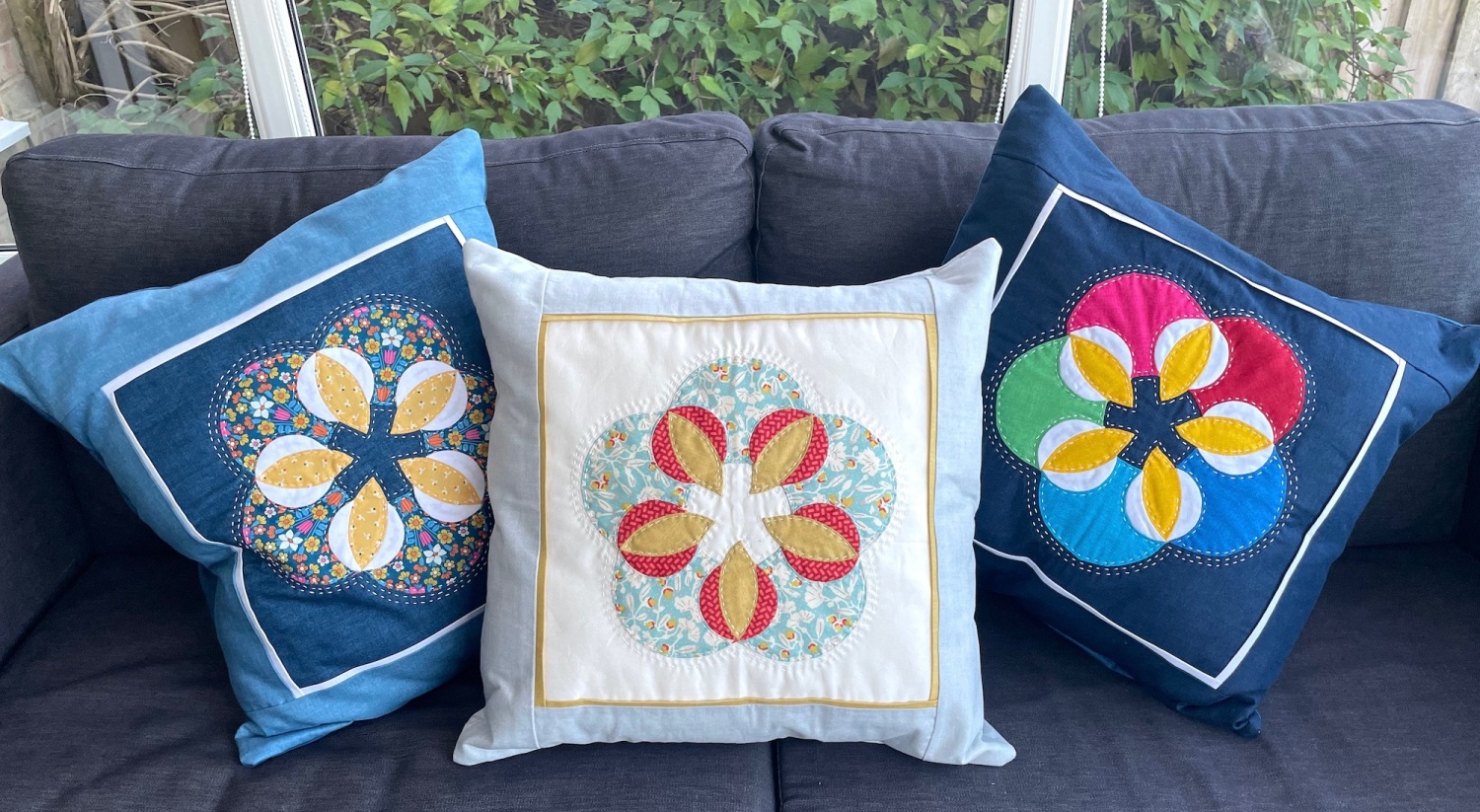 Blooming Flower Cushion Pattern & Papers by ‘Sewmotion’ - Image 3