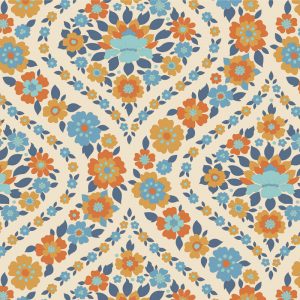Tilda ‘Wallflower’ - Bianca Blue