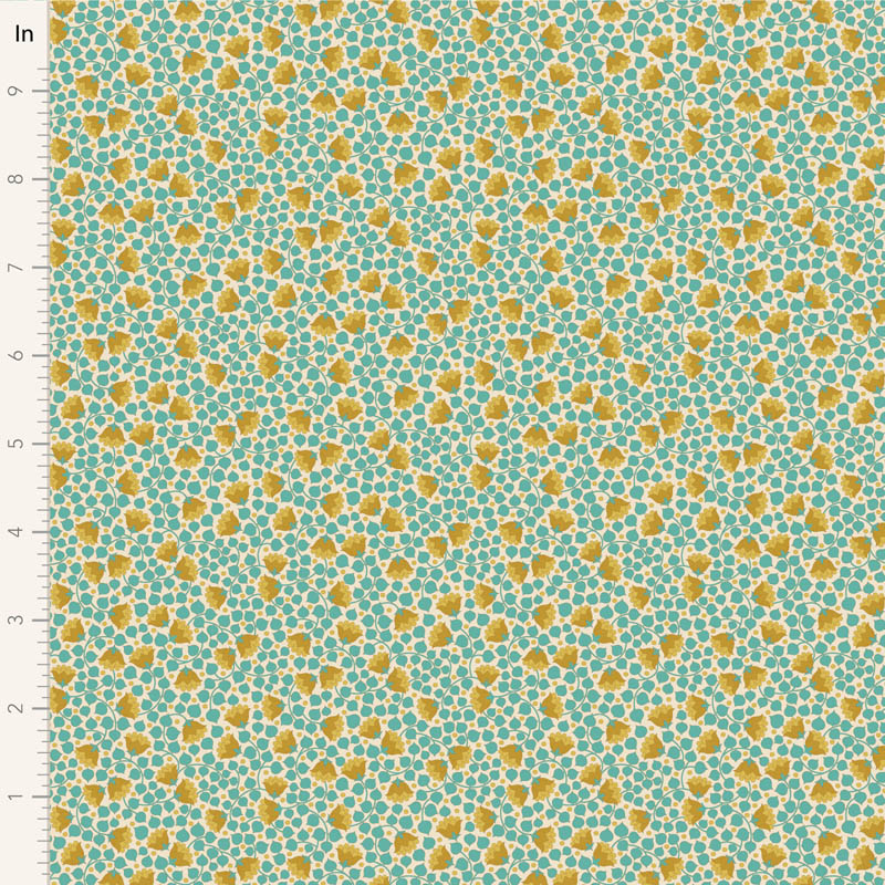 Tilda ‘Wallflower’ - Bellflower Teal - Image 2