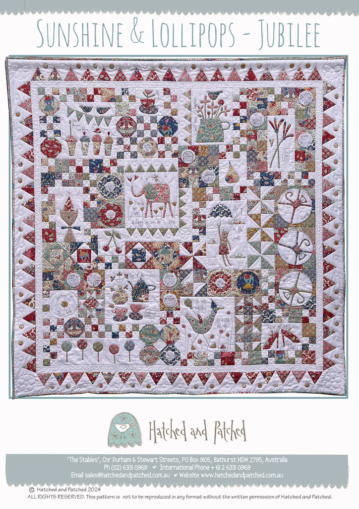 ‘Sunshine and Lollipops’ - Quilt Pattern by ‘Hatched & Patched’