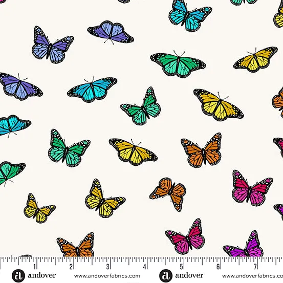 ‘Color Wheel’ - Butterfly Rainbow in Day