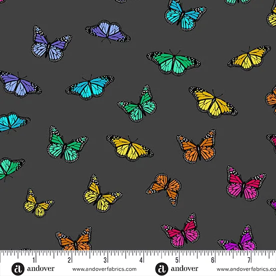‘Color Wheel’ - Butterfly Rainbow in Night