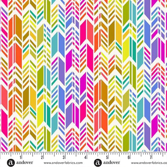 ‘Color Wheel’ - Spectrum Feather in Day
