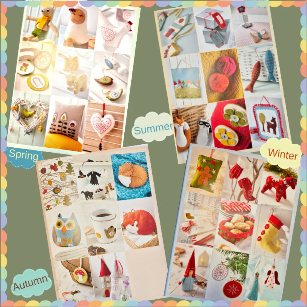 A Year of Felt Decorations: Easy-to-sew accessories for every season Book by Corinne Lapierre - Image 2