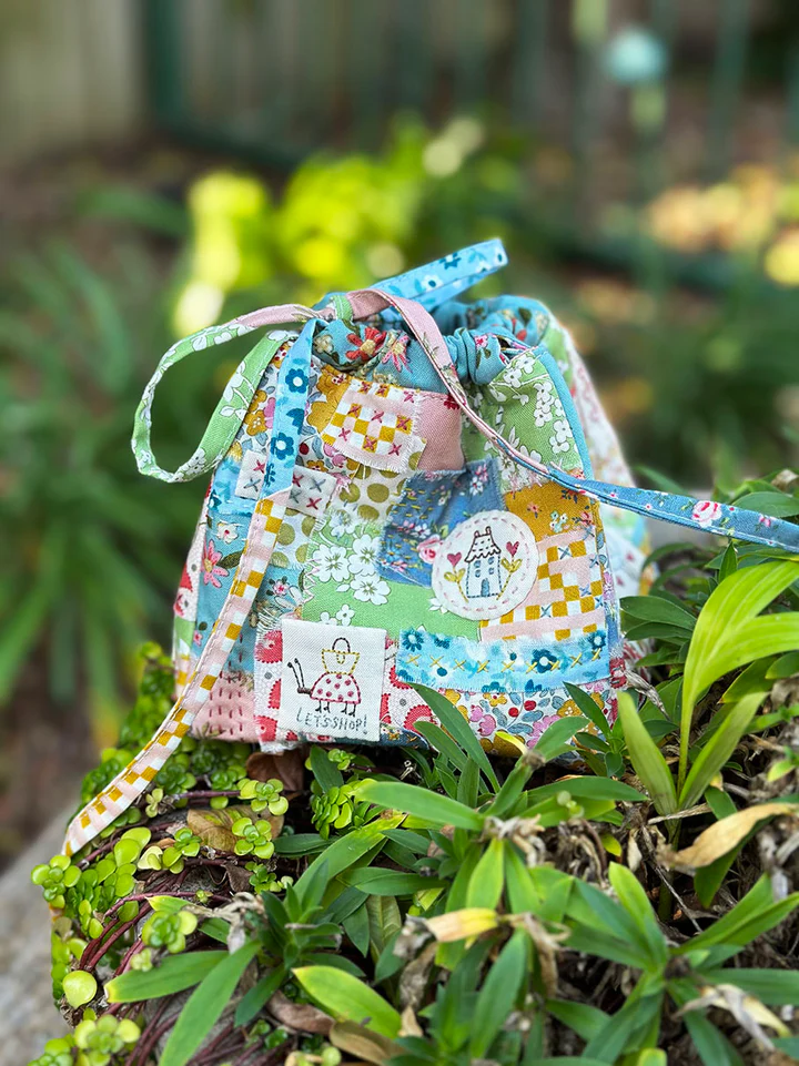 ‘Little Bitty Boho’ - Drawstring Bag Pattern by The Birdhouse Designs