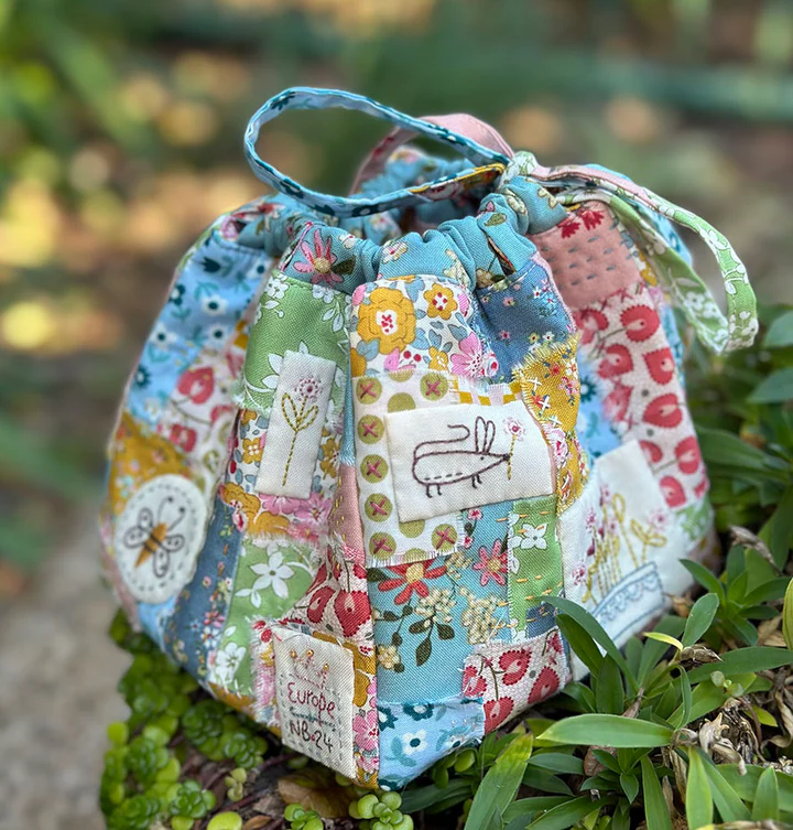 ‘Little Bitty Boho’ - Drawstring Bag Pattern by The Birdhouse Designs - Image 2