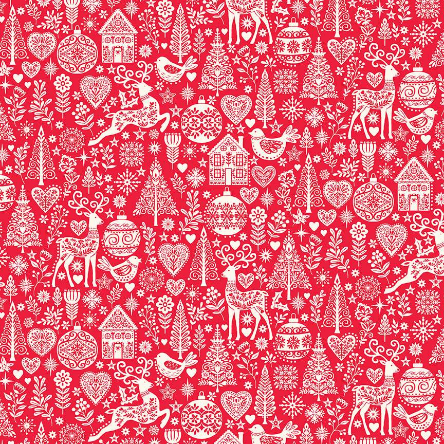 ‘Scandi’ - Christmas Red