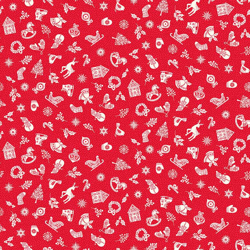 ‘Scandi’ - Christmas Red - Image 4