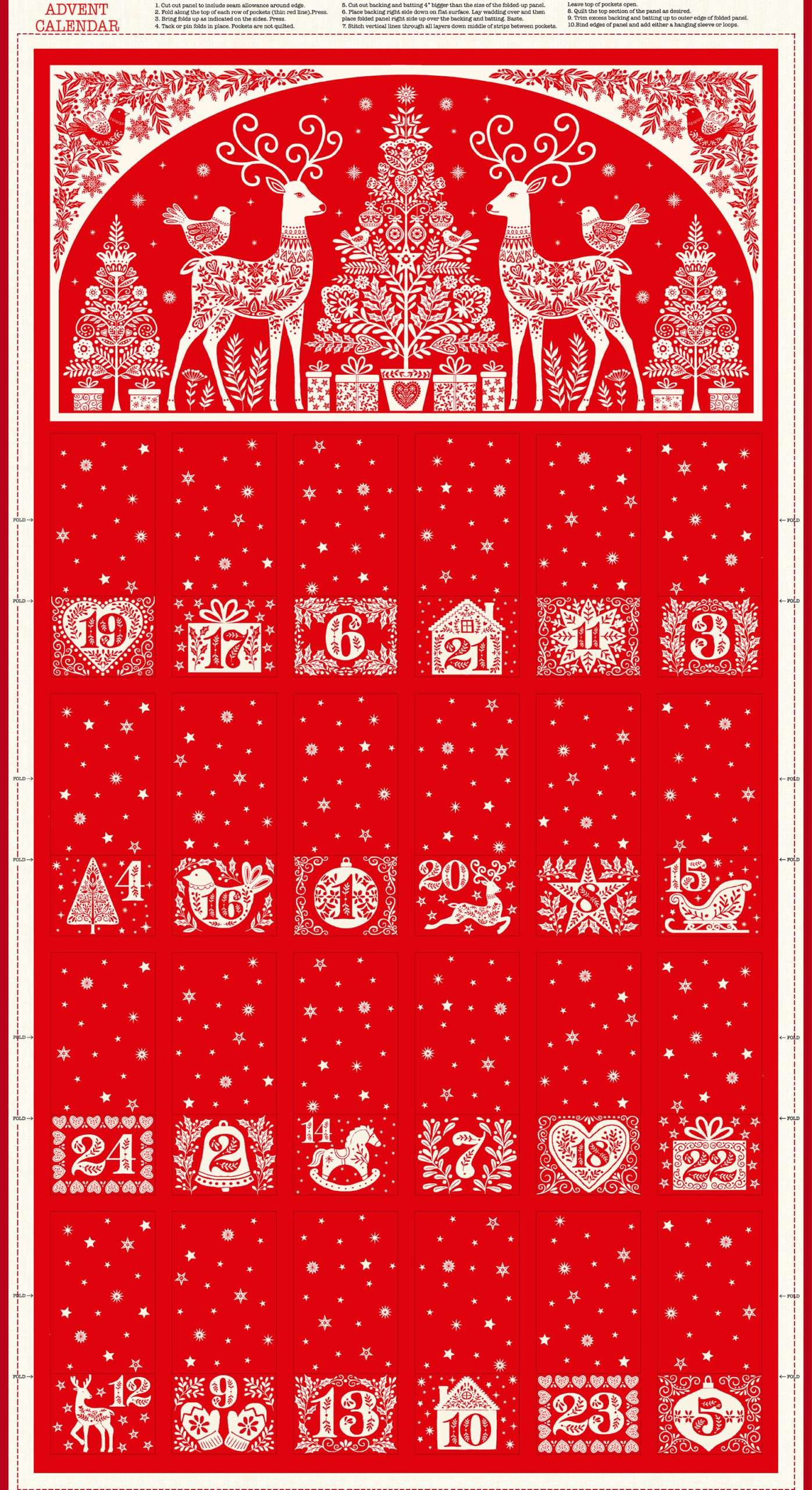 ‘Scandi’ - Christmas Red - Image 6