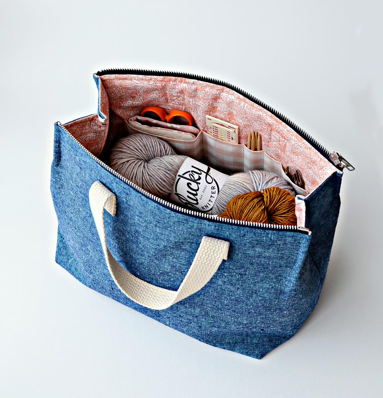 Kit Supply Tote - Pattern by Aneela Hoey