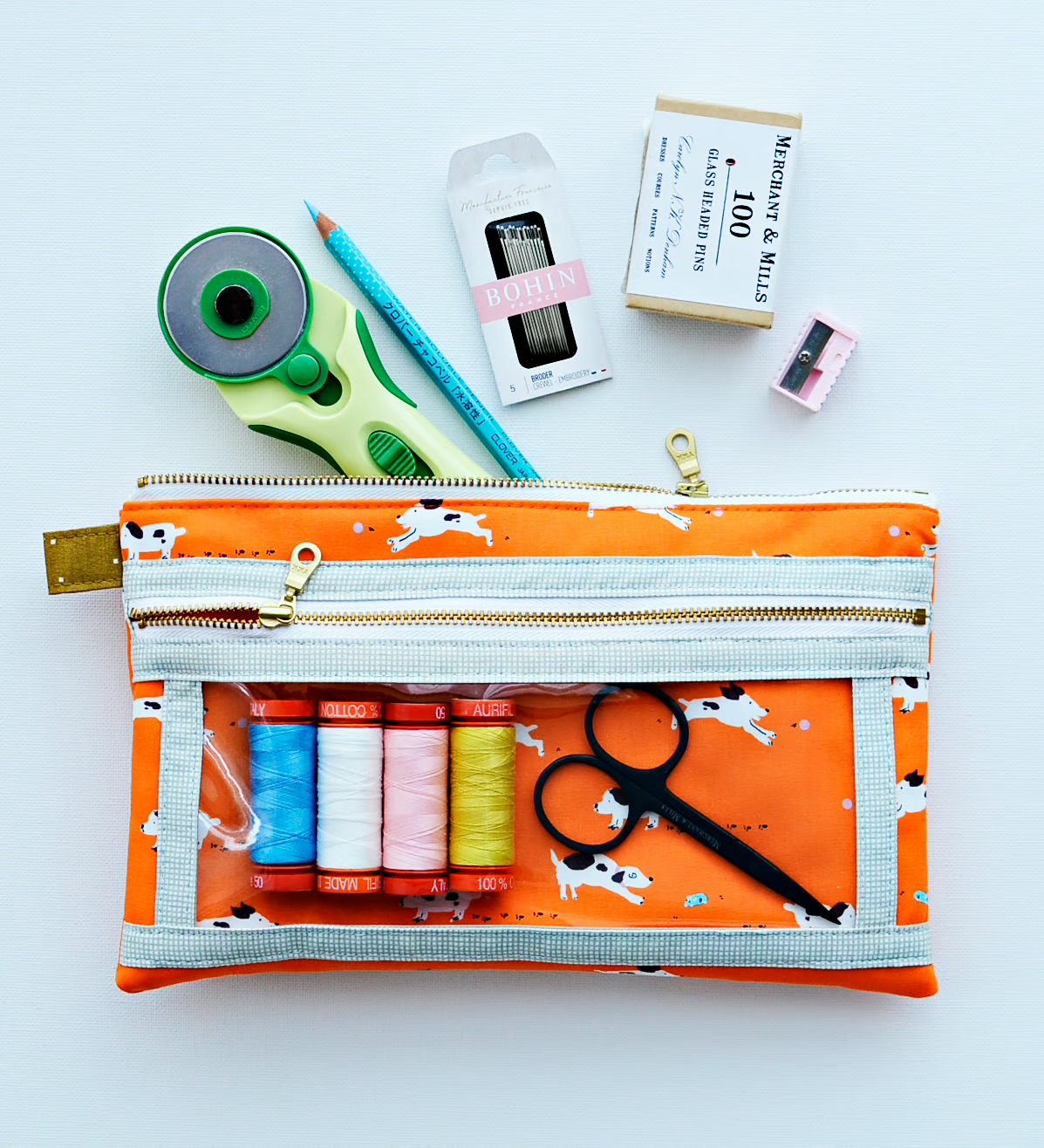 Twice as Nice Pouch - Pattern by Aneela Hoey