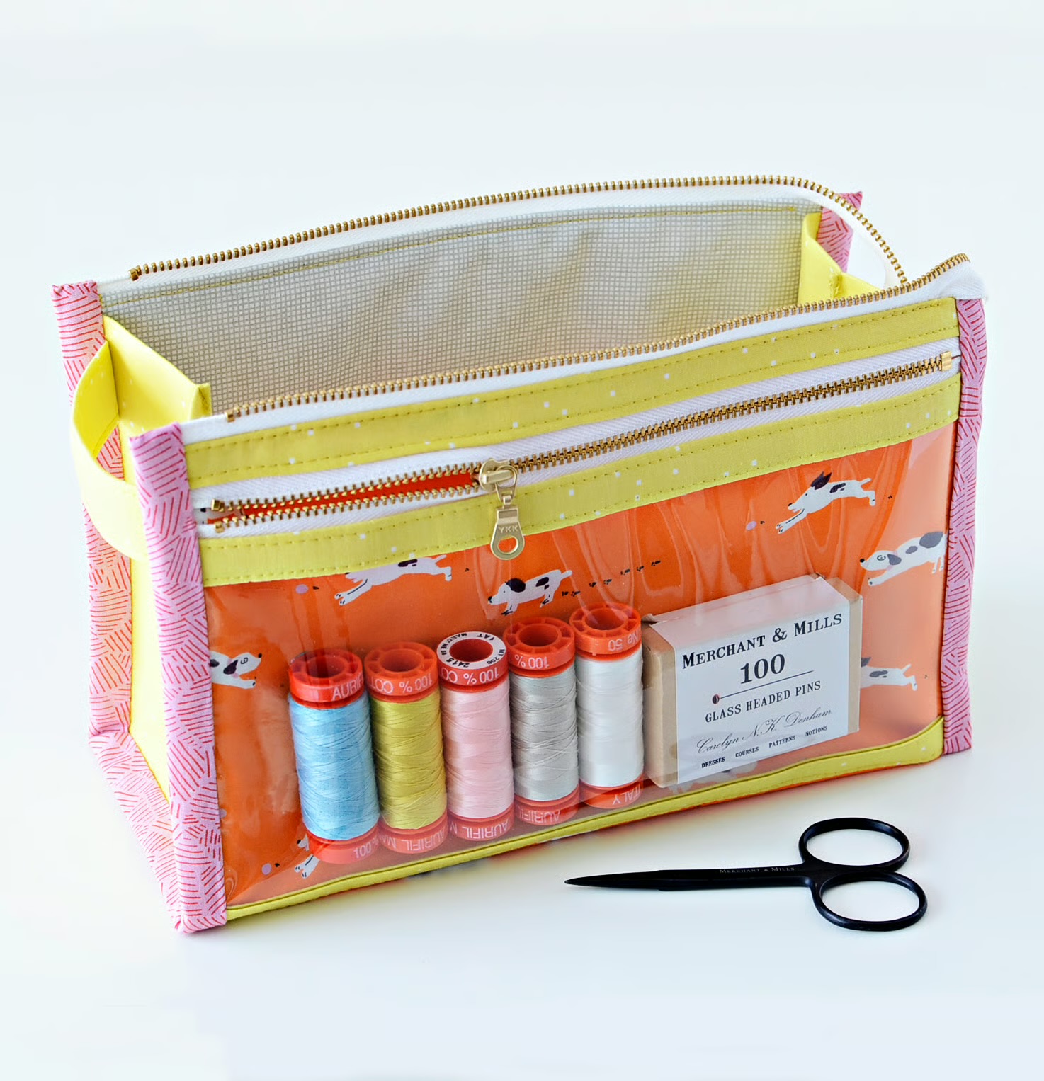 Inside Outside Pouch - Pattern by Aneela Hoey