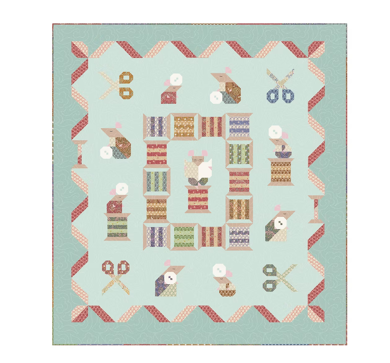 ‘Button Mouse’ - Quilt Pattern by Cake Stand Quilts - Image 2