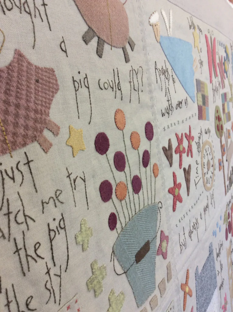 ‘Dancing Chickens & Flying Pigs’ BOM Pattern by ‘Hatched & Patched’ - Image 4