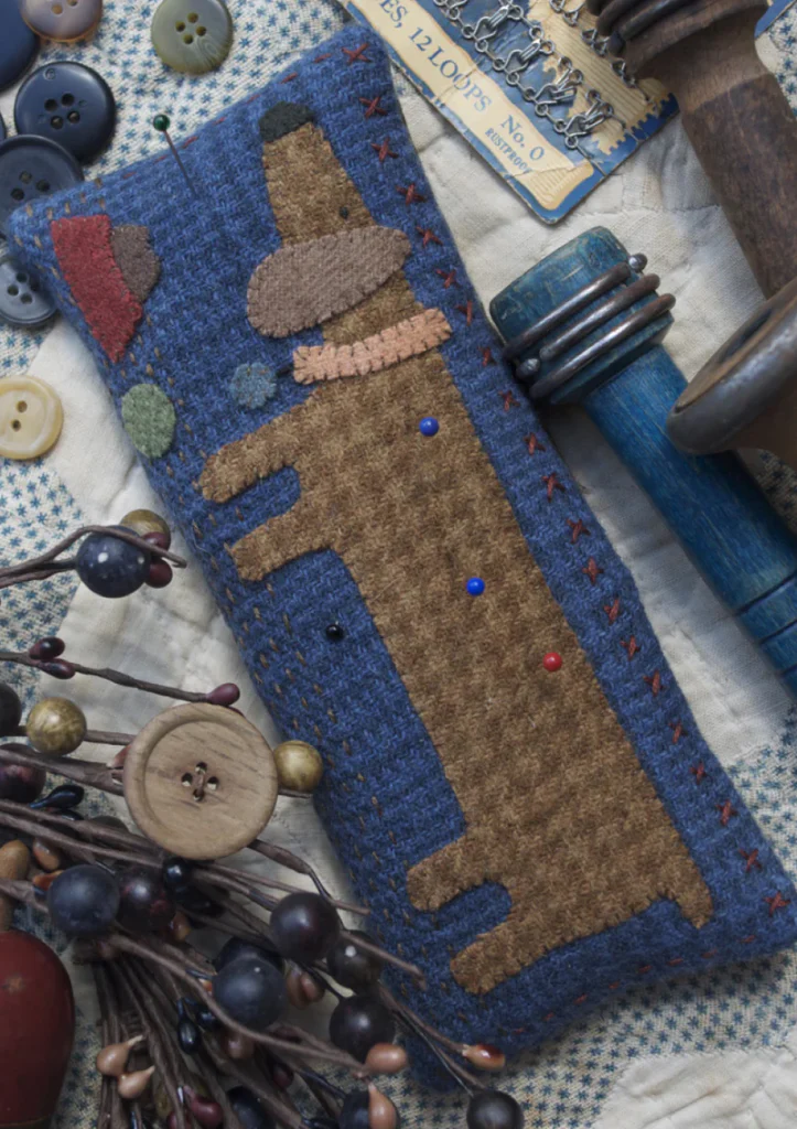‘Snag the Sausage Dog Pincushion’ - Pattern by Hatched & Patched