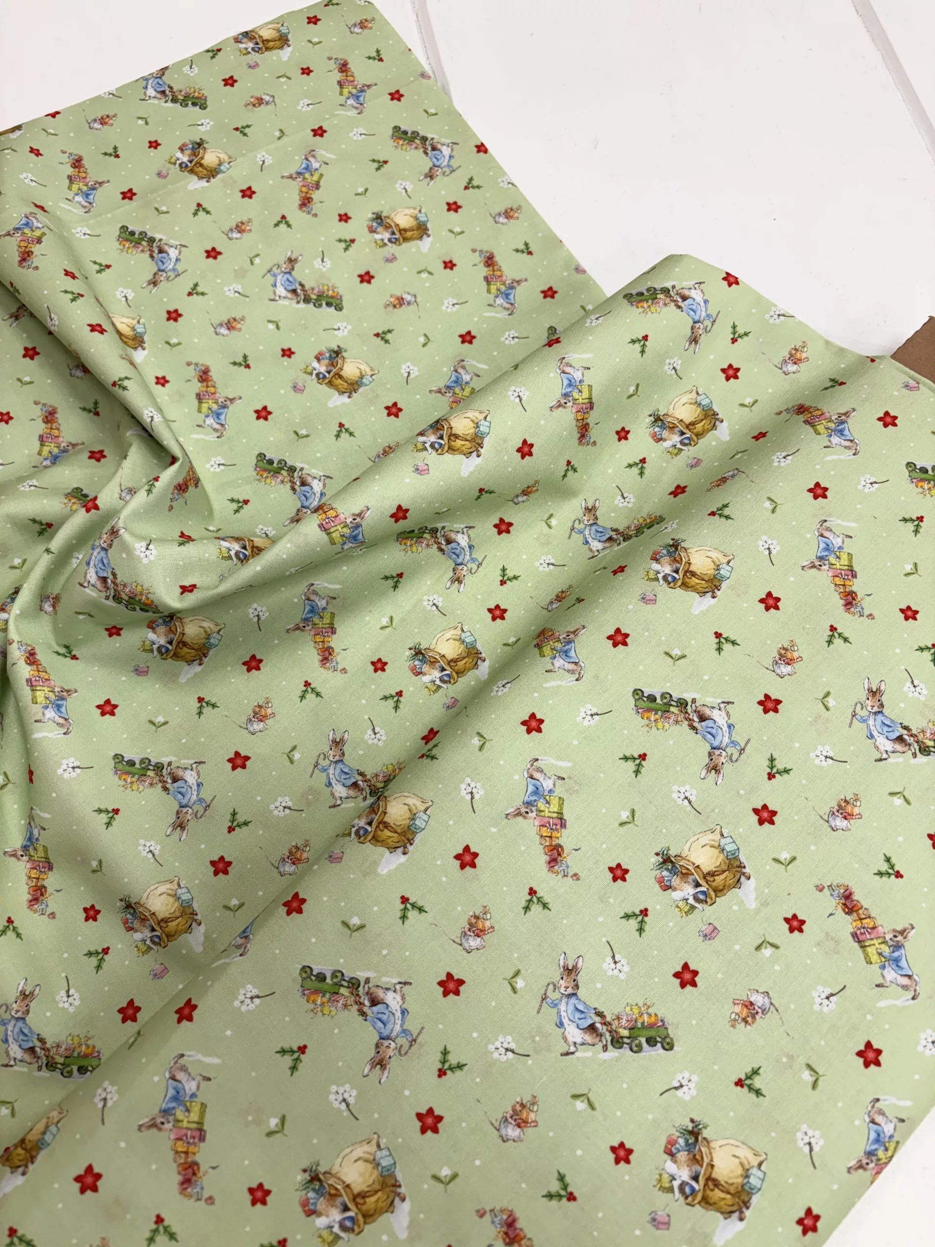 Peter Rabbit Christmas - Love & Joy Red - Image 4