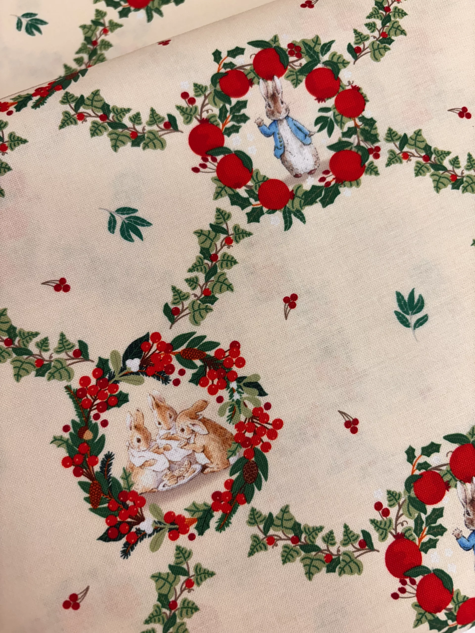 Peter Rabbit Christmas - Love & Joy Red - Image 11