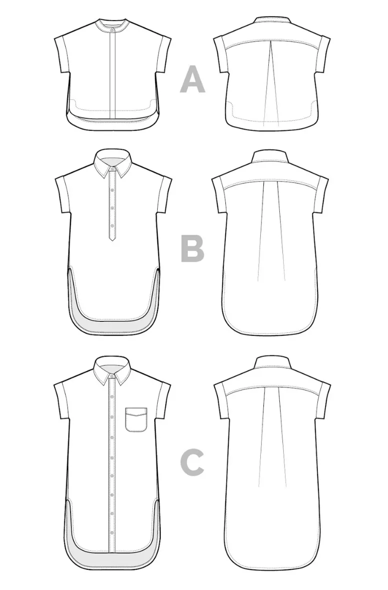 ‘Kalle’ - Shirt and Shirtdress Pattern by Closet Core Patterns - Image 12