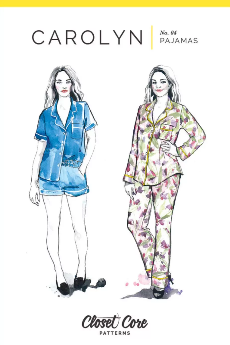 ‘Carolyn’ - Pyjama Pattern by Closet Core Patterns