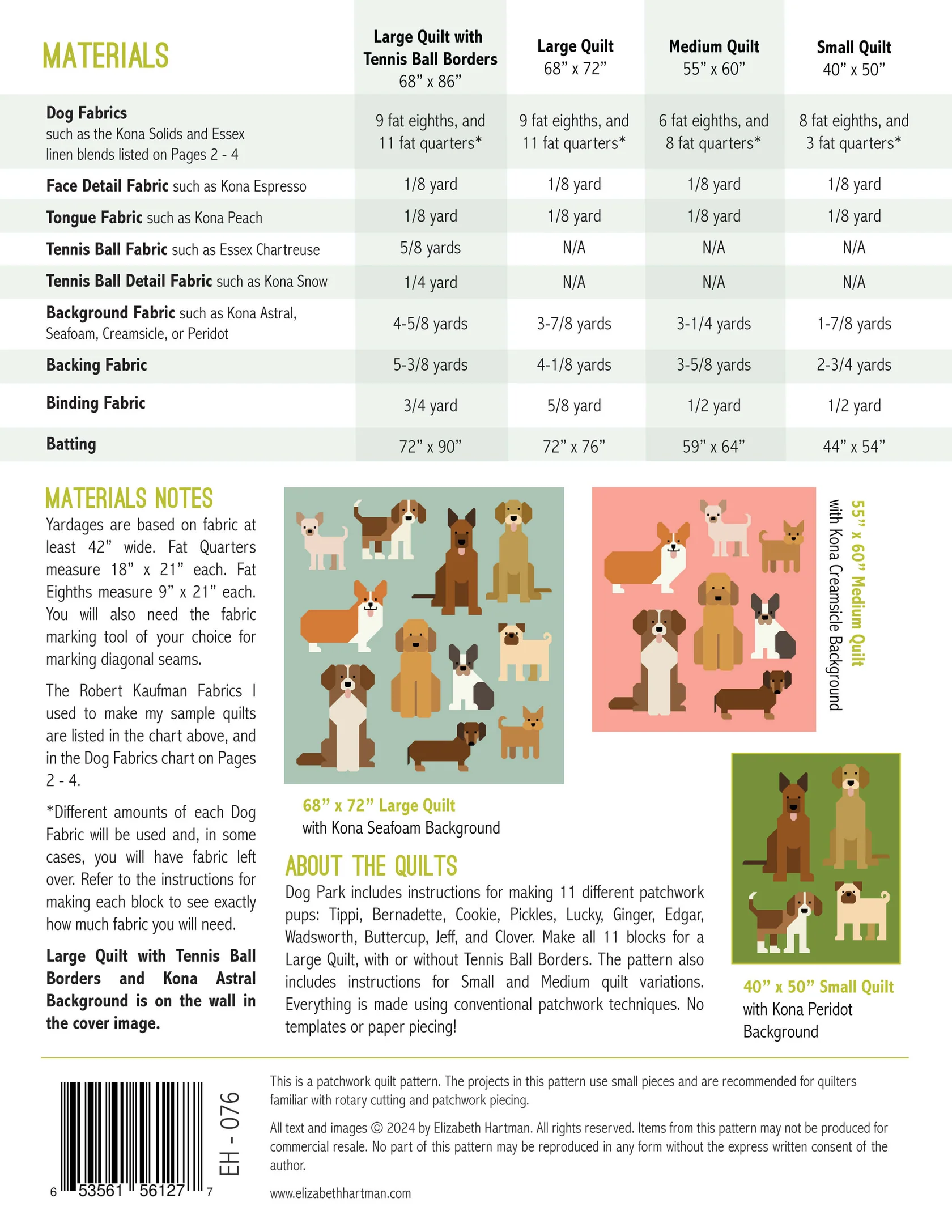 ‘Dog Park’ - Quilt Pattern by Elizabeth Hartman - Image 4