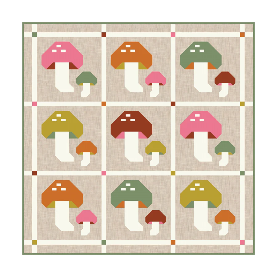 ‘Forest Fungi’ - Quilt Pattern by Pen + Paper Patterns - Image 8